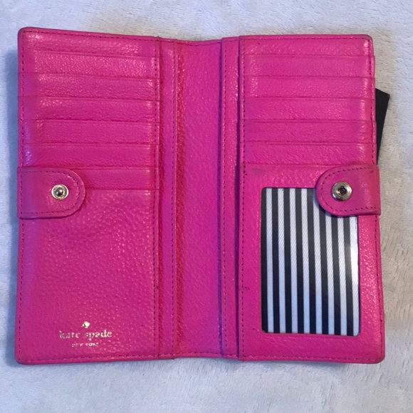 Kate Spade Wallet- Hot Pink - Picture 1 of 5